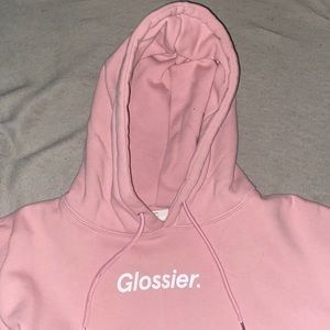 Glossier Original Pink Hoodie